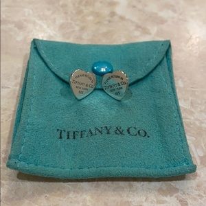 Return to Tiffany Silver Heart Earrings